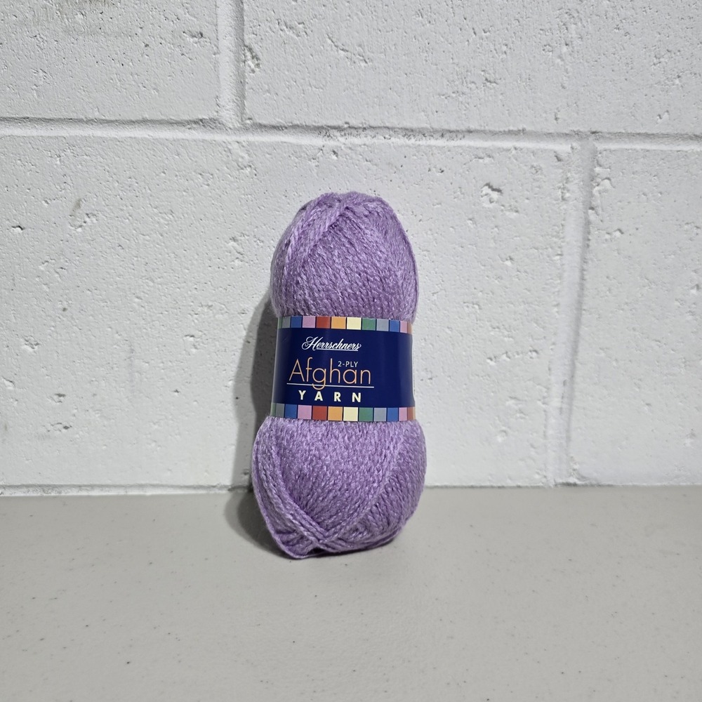 Herrschners‎ Afghan Yarn 2-ply, Lilac Breeze, (220 yds) 2oz Skeins